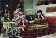 unknow artist Arab or Arabic people and life. Orientalism oil paintings 133 Germany oil painting artist
